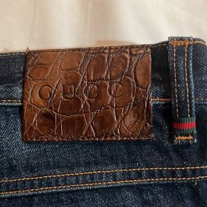 New, with tags, authentic Gucci jeans, made in Italy
